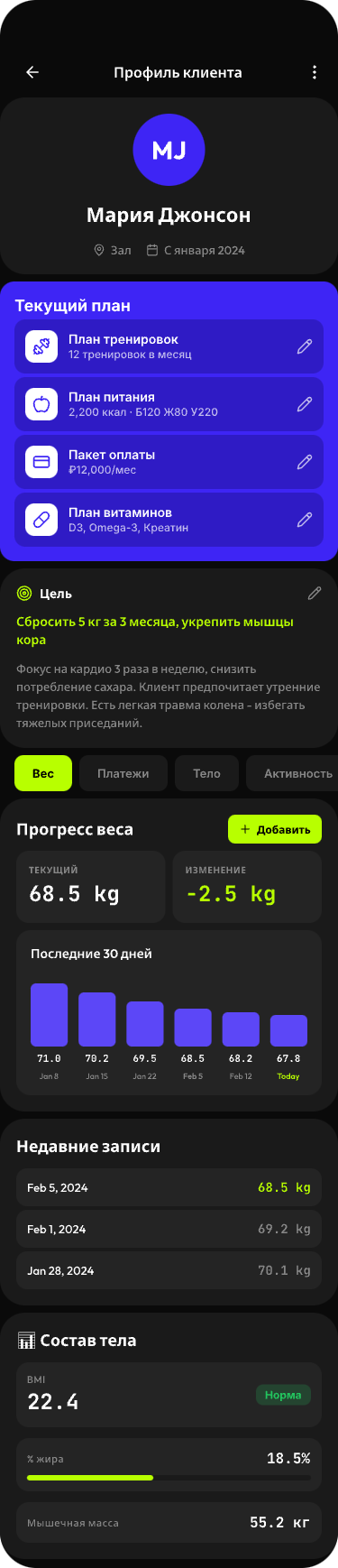 Client Profile